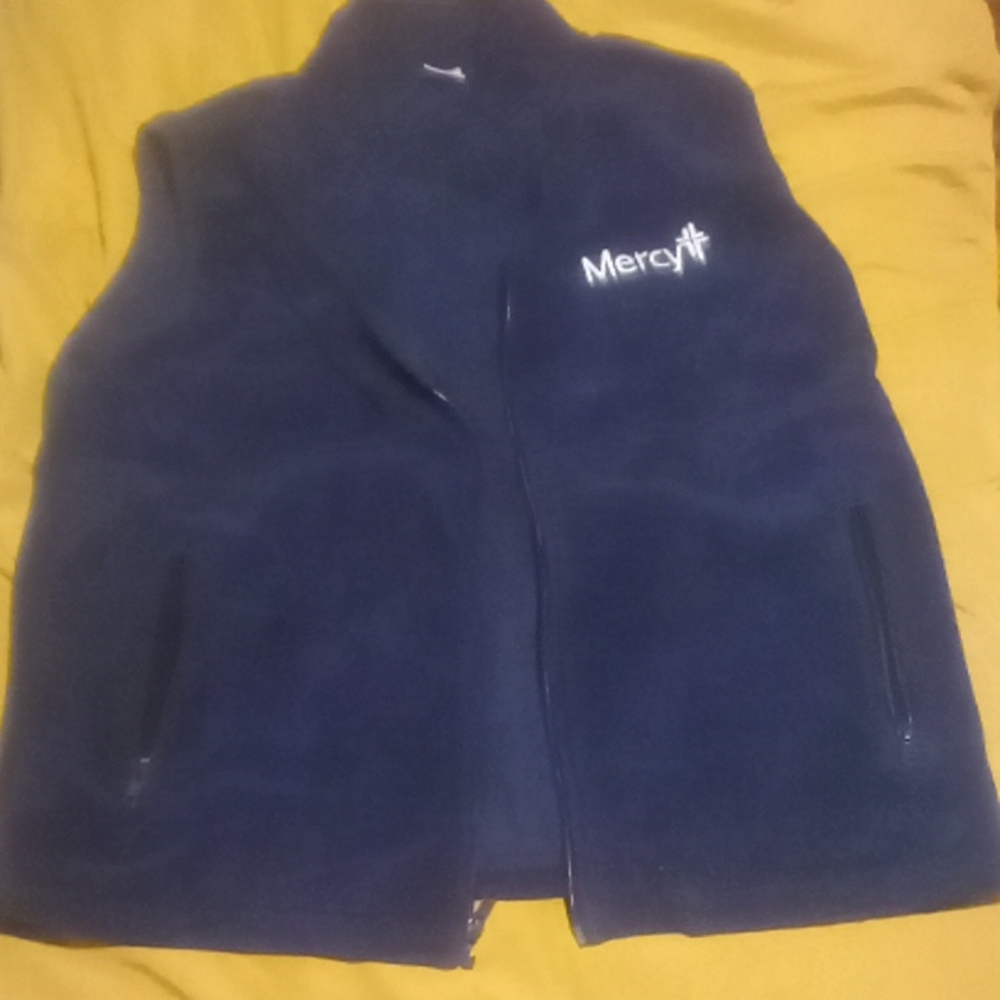 Mercy Hospital. Official M-wear fleece vest